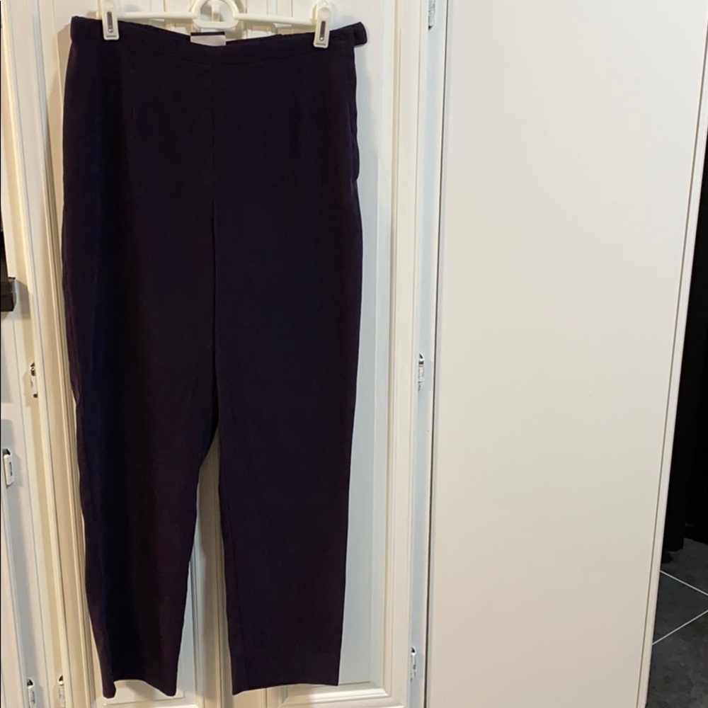 Purple Microsuede Pants